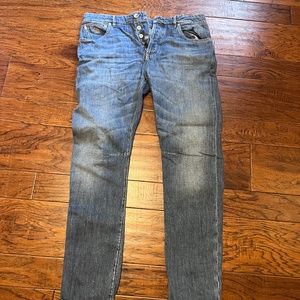 NWOT Brunello Cucinelli Leisure Fit (Slim) Cotton Jeans. EU50/US34 x 31.25